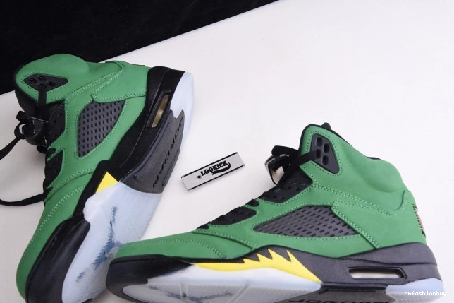 Oregon SE Air 5 CK6631-307 Ducks Jordan 0803